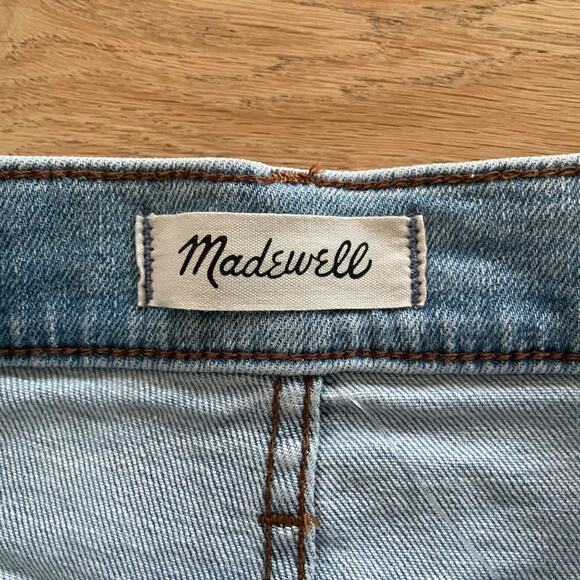 Madewell High Rise Distressed Denim Shorts - Picture 2 of 4
